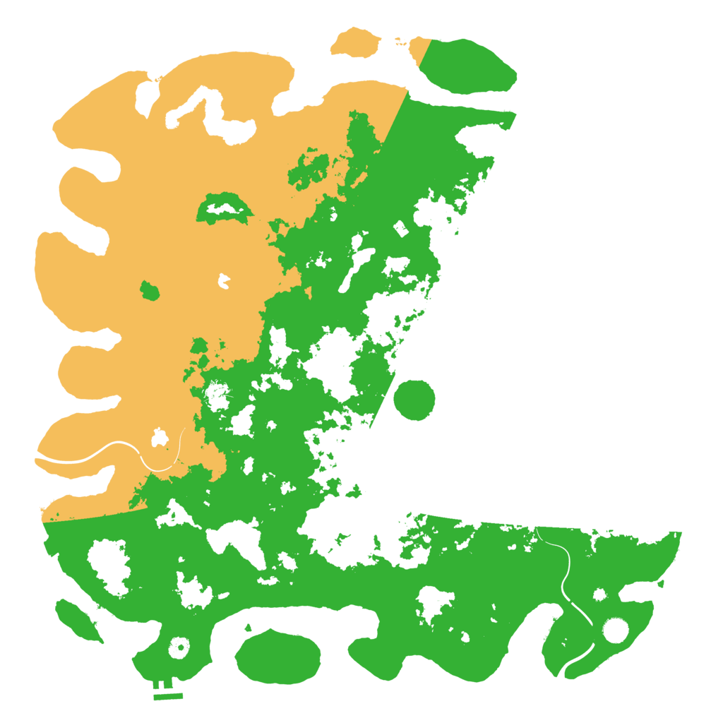 Biome Rust Map: Procedural Map, Size: 5000, Seed: 435678