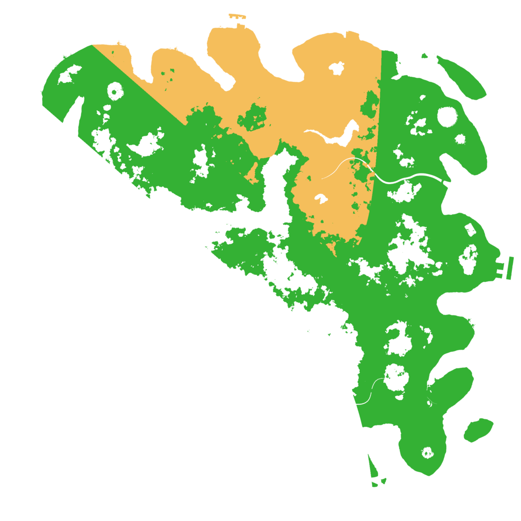 Biome Rust Map: Procedural Map, Size: 4600, Seed: 6000