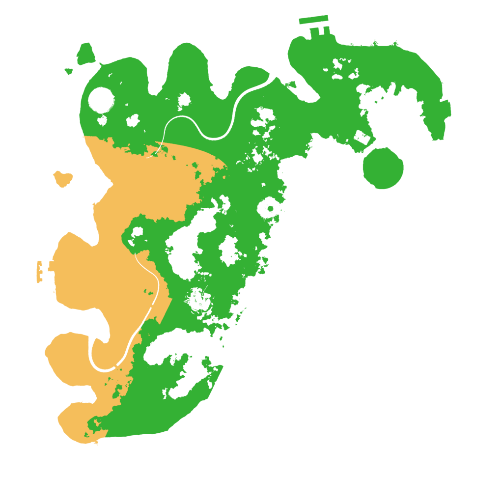 Biome Rust Map: Procedural Map, Size: 3500, Seed: 1921646090