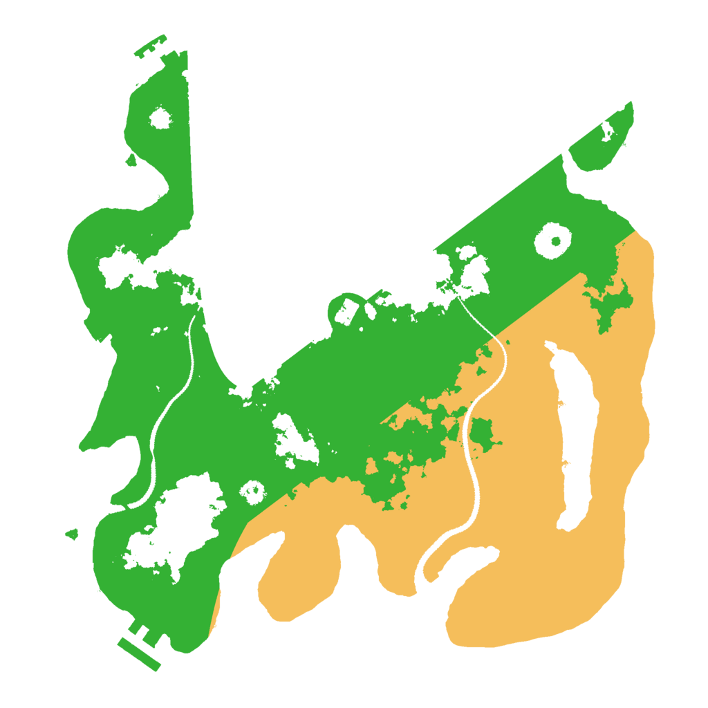 Biome Rust Map: Procedural Map, Size: 3000, Seed: 1417315780