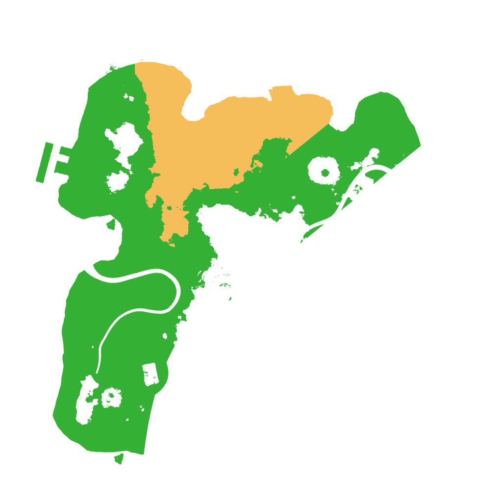 Biome Rust Map: Procedural Map, Size: 2500, Seed: 2750