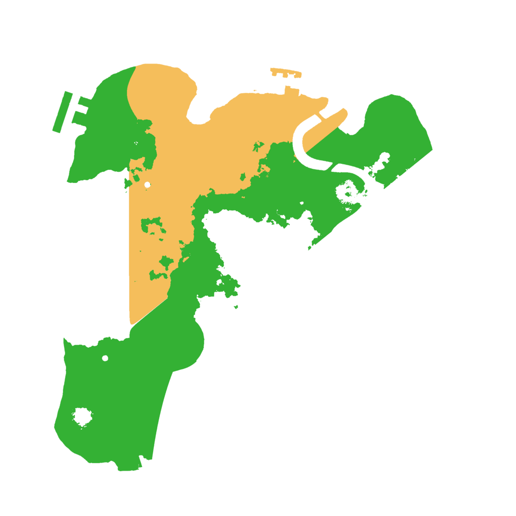 Biome Rust Map: Procedural Map, Size: 2500, Seed: 2750