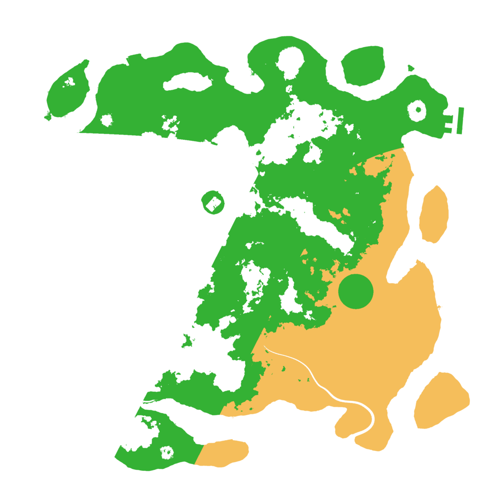 Biome Rust Map: Procedural Map, Size: 3750, Seed: 1909472032