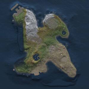 Thumbnail Rust Map: Procedural Map, Size: 2000, Seed: 1743453499, 7 Monuments
