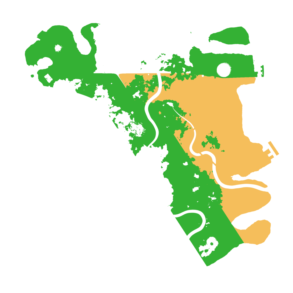 Biome Rust Map: Procedural Map, Size: 3800, Seed: 50015