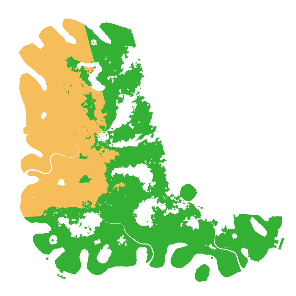 Biome Rust Map: Procedural Map, Size: 5000, Seed: 123556789
