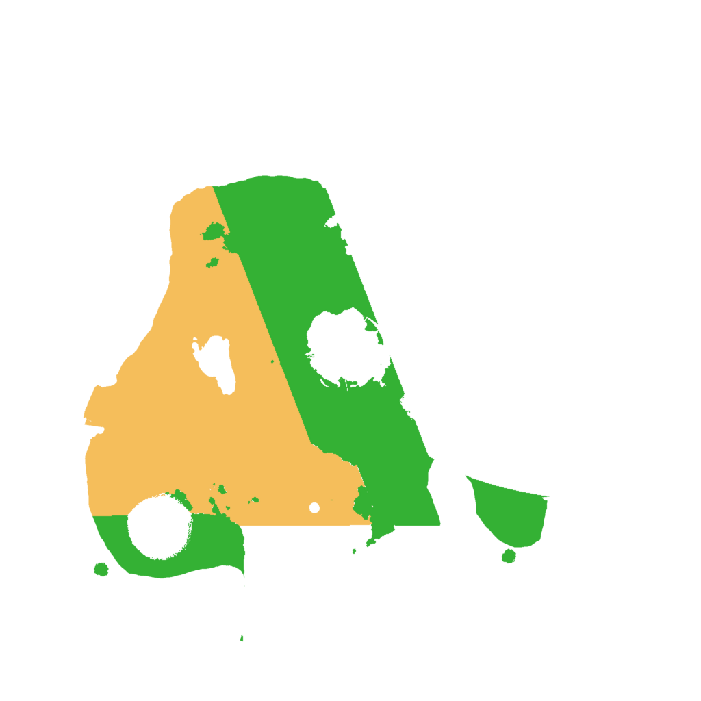 Biome Rust Map: Procedural Map, Size: 2000, Seed: 1026858143