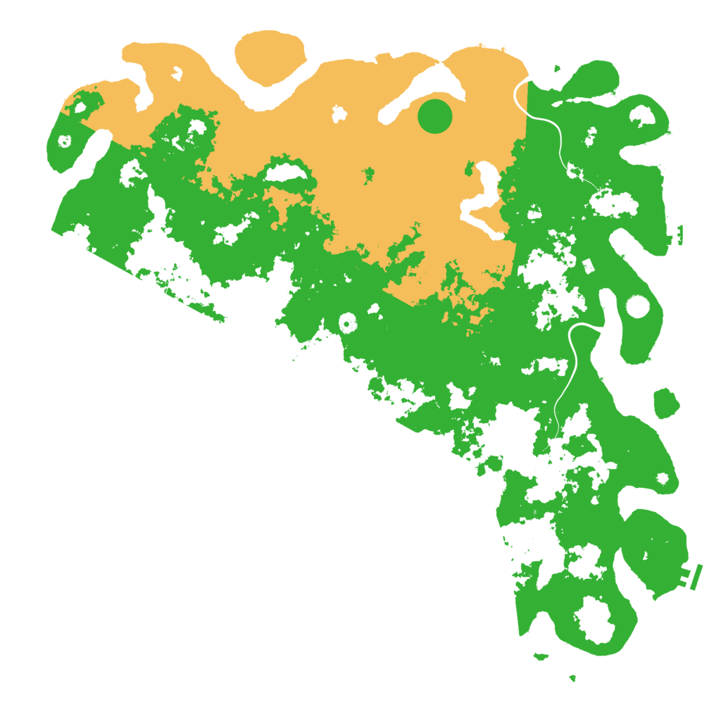 Biome Rust Map: Procedural Map, Size: 5500, Seed: 2130