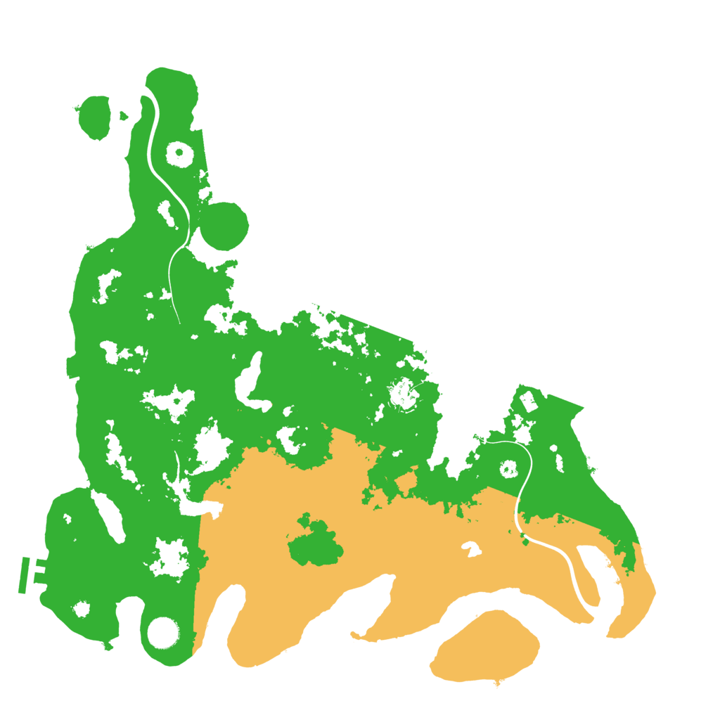 Biome Rust Map: Procedural Map, Size: 4000, Seed: 168230