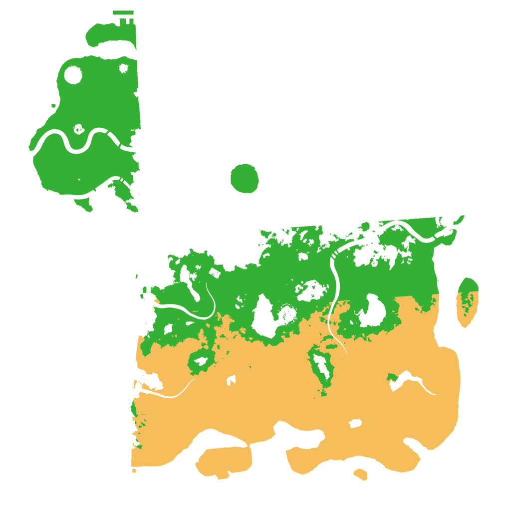 Biome Rust Map: Procedural Map, Size: 5000, Seed: 599954295
