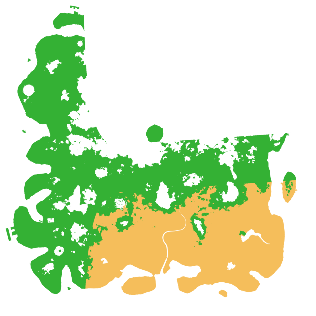 Biome Rust Map: Procedural Map, Size: 5000, Seed: 599954295