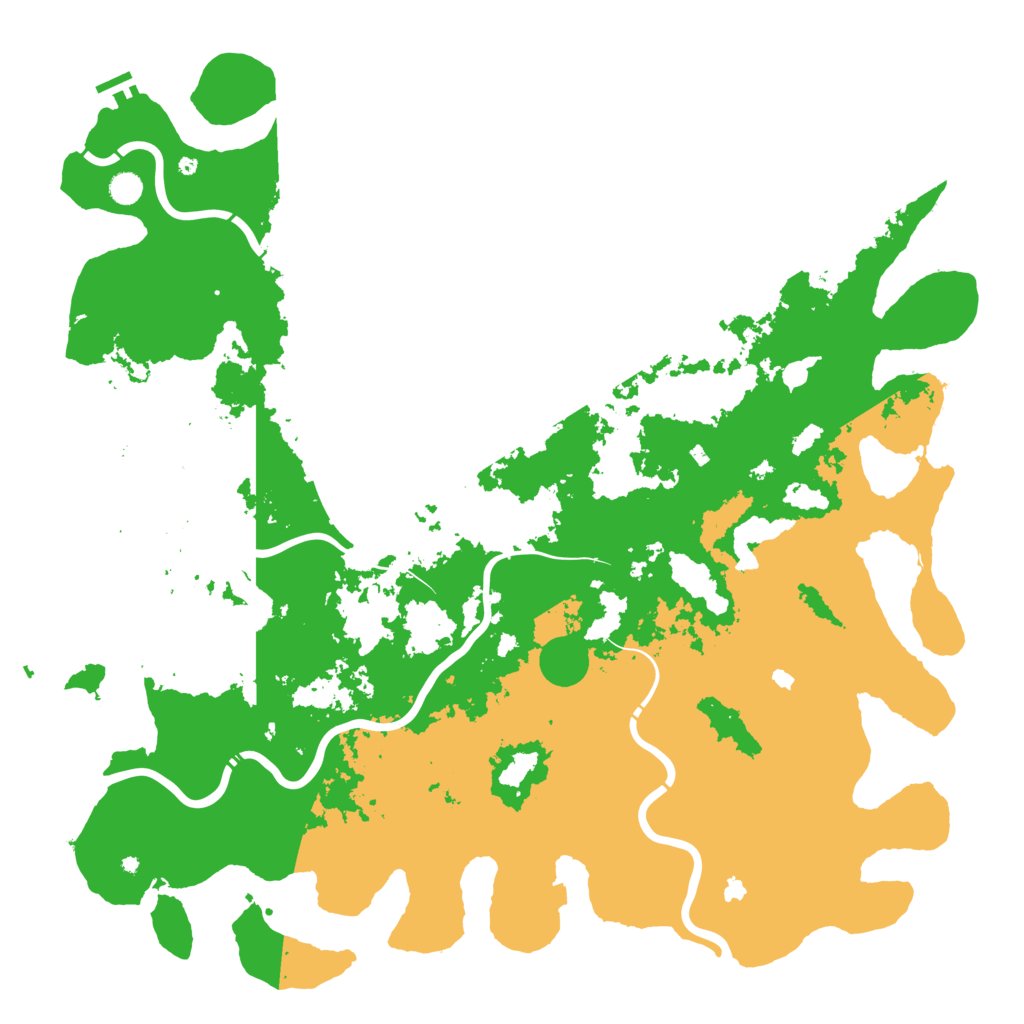 Biome Rust Map: Procedural Map, Size: 5500, Seed: 1493162626