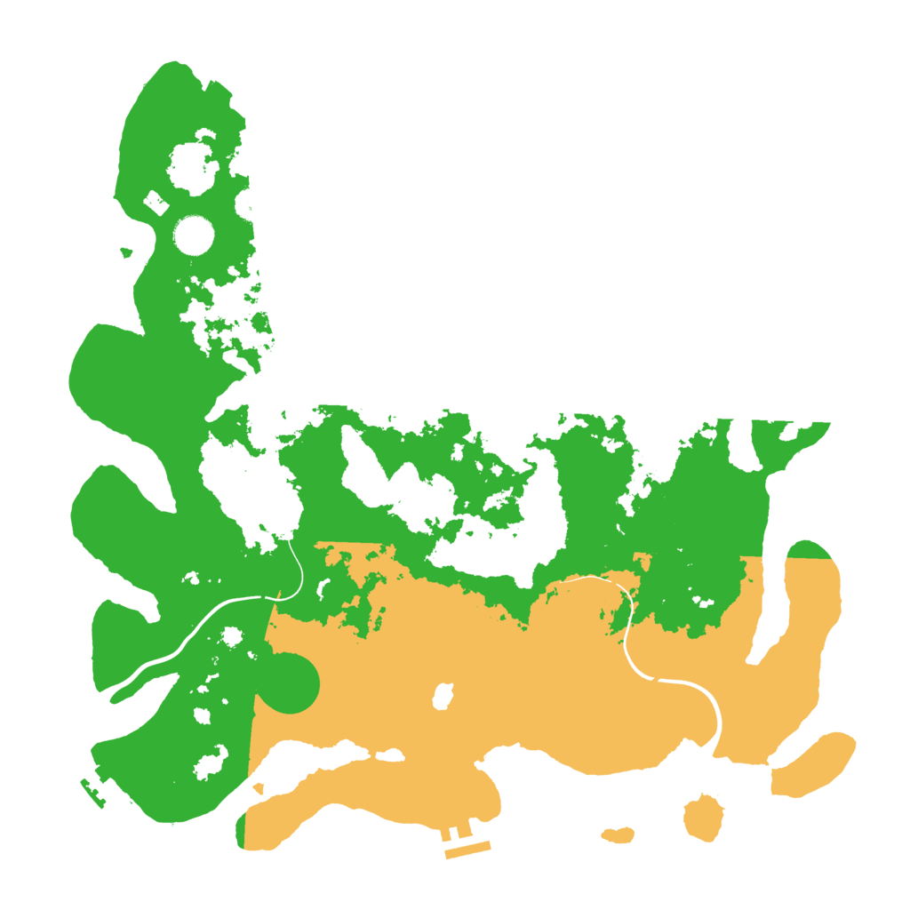 Biome Rust Map: Procedural Map, Size: 4000, Seed: 23385400