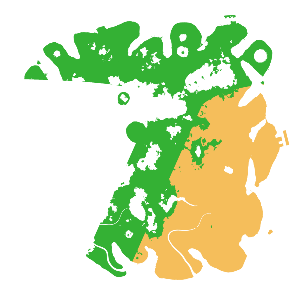 Biome Rust Map: Procedural Map, Size: 4000, Seed: 304876411