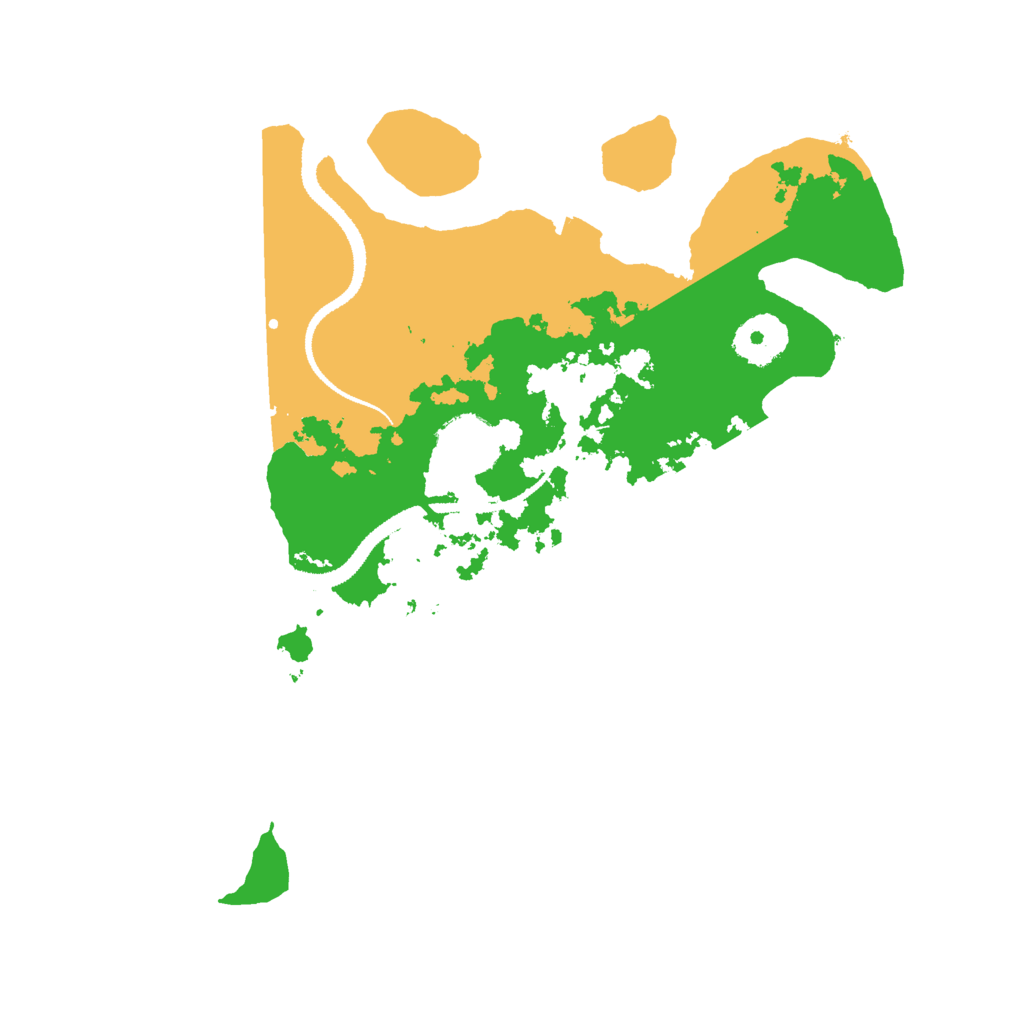 Biome Rust Map: Procedural Map, Size: 3000, Seed: 25801