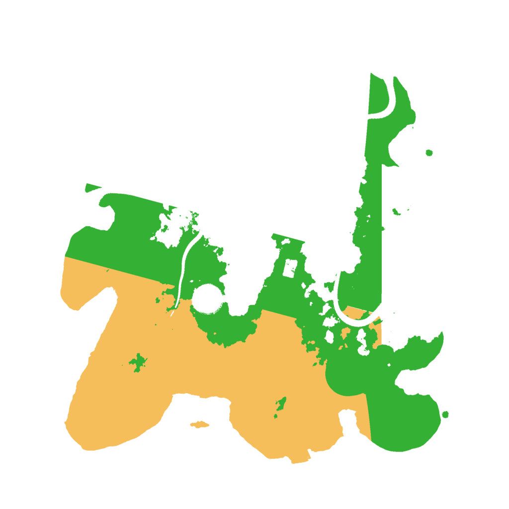 Biome Rust Map: Procedural Map, Size: 3000, Seed: 719537