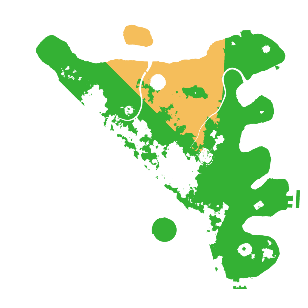 Biome Rust Map: Procedural Map, Size: 3500, Seed: 1889631864