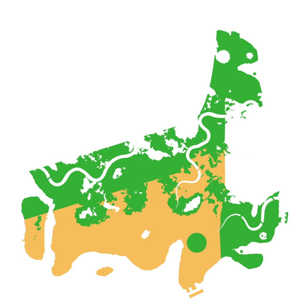 Biome Rust Map: Procedural Map, Size: 4000, Seed: 123312