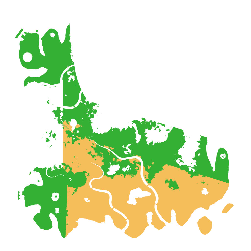 Biome Rust Map: Procedural Map, Size: 4700, Seed: 207741008