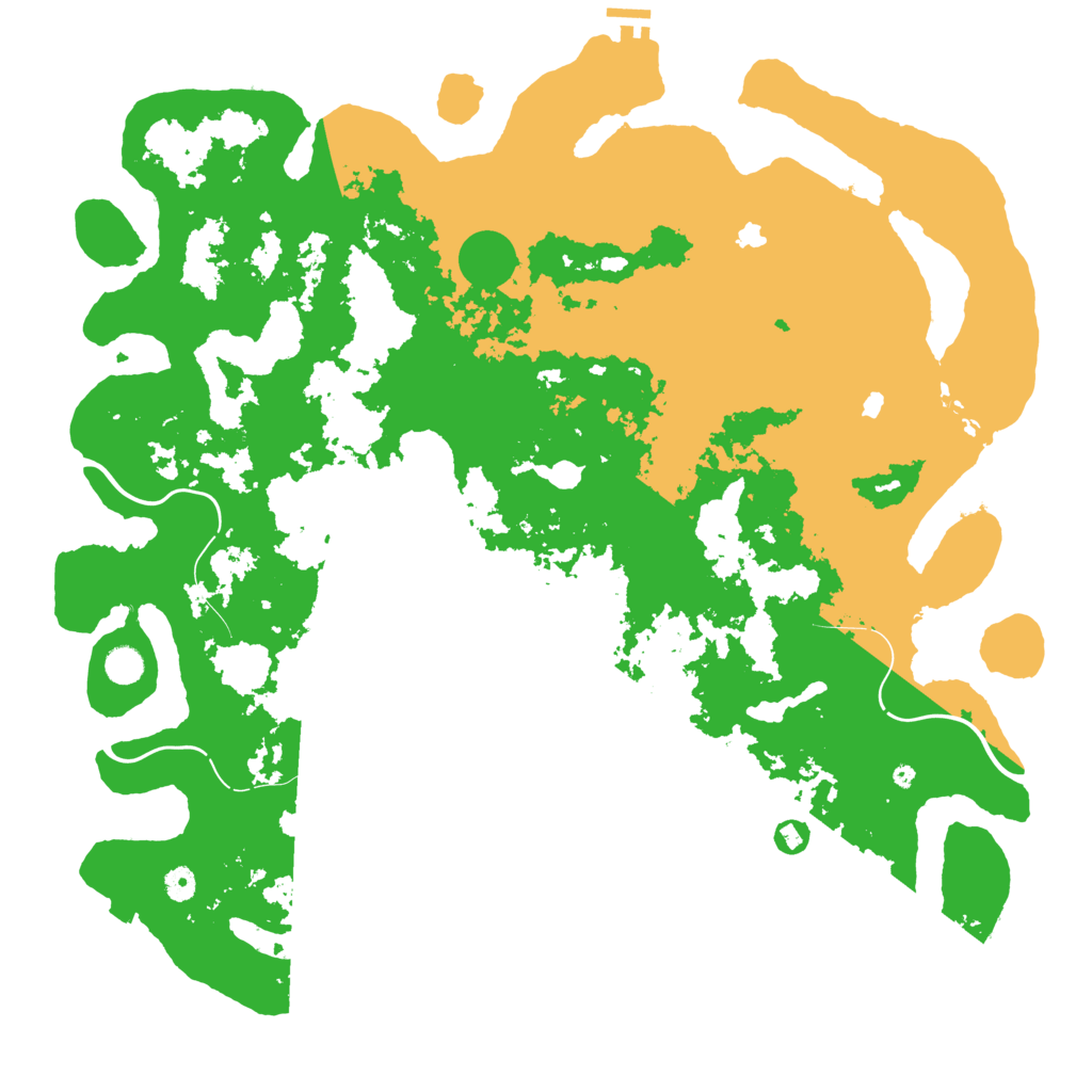 Biome Rust Map: Procedural Map, Size: 5000, Seed: 50580