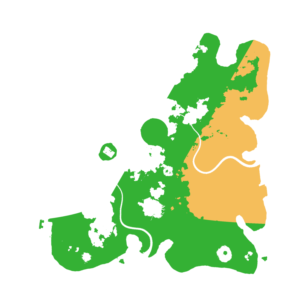 Biome Rust Map: Procedural Map, Size: 3000, Seed: 29119