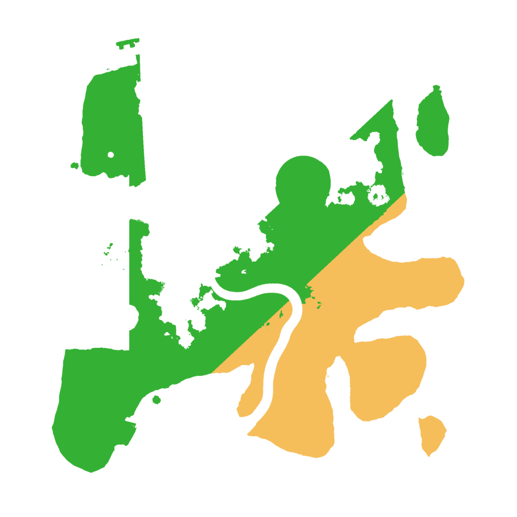Biome Rust Map: Procedural Map, Size: 2500, Seed: 74111283