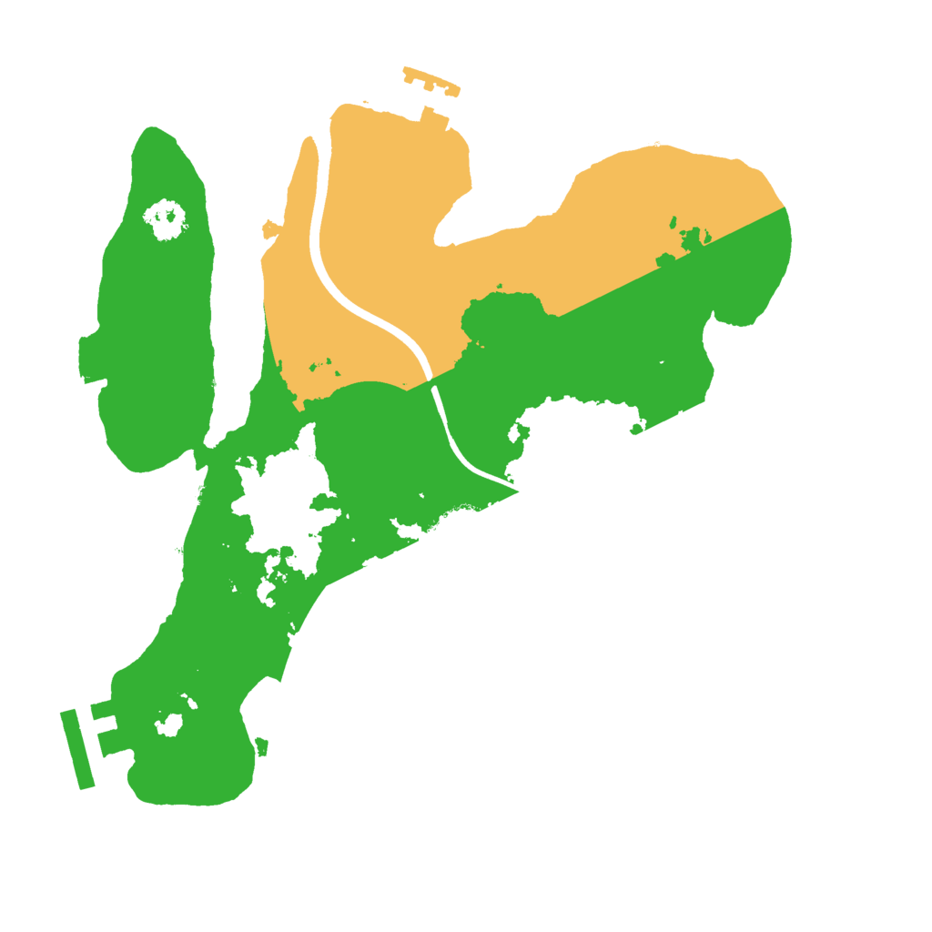 Biome Rust Map: Procedural Map, Size: 2350, Seed: 1736647846