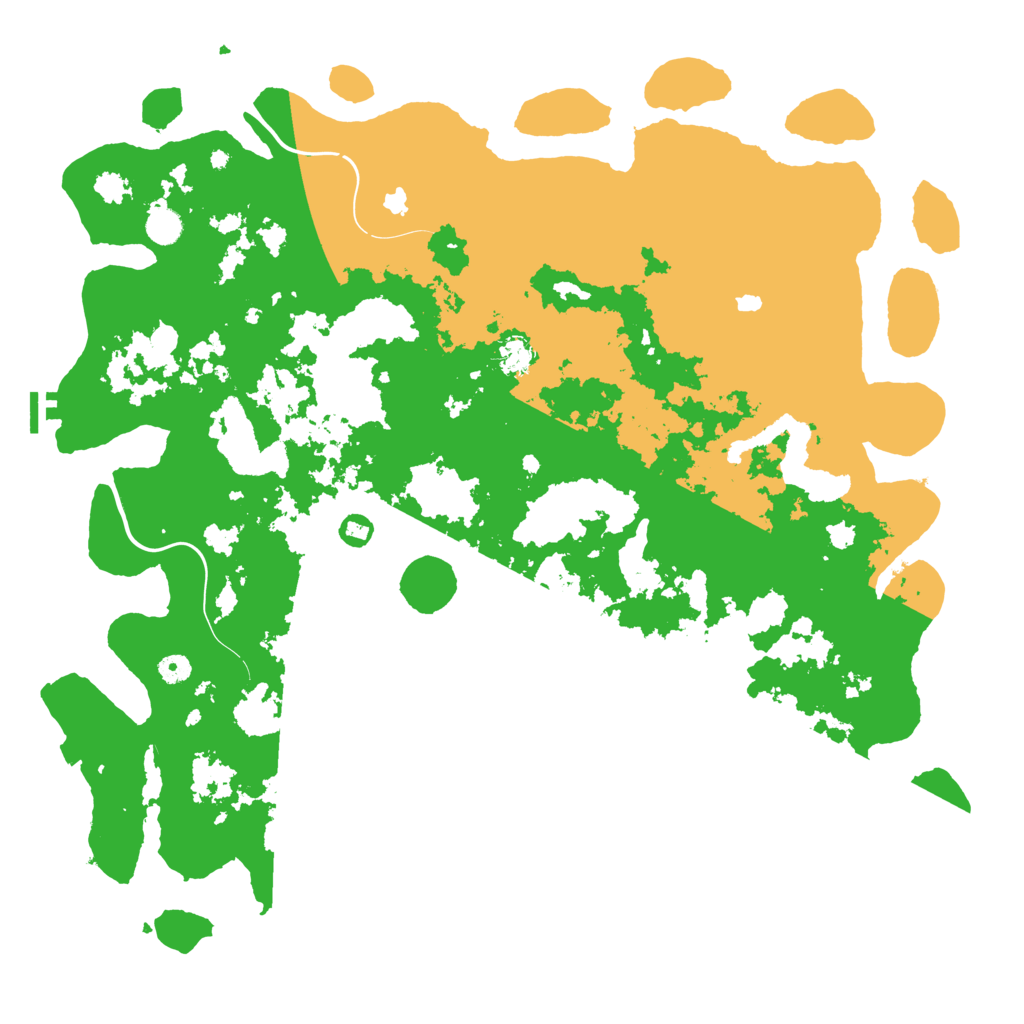 Biome Rust Map: Procedural Map, Size: 5000, Seed: 1560657660