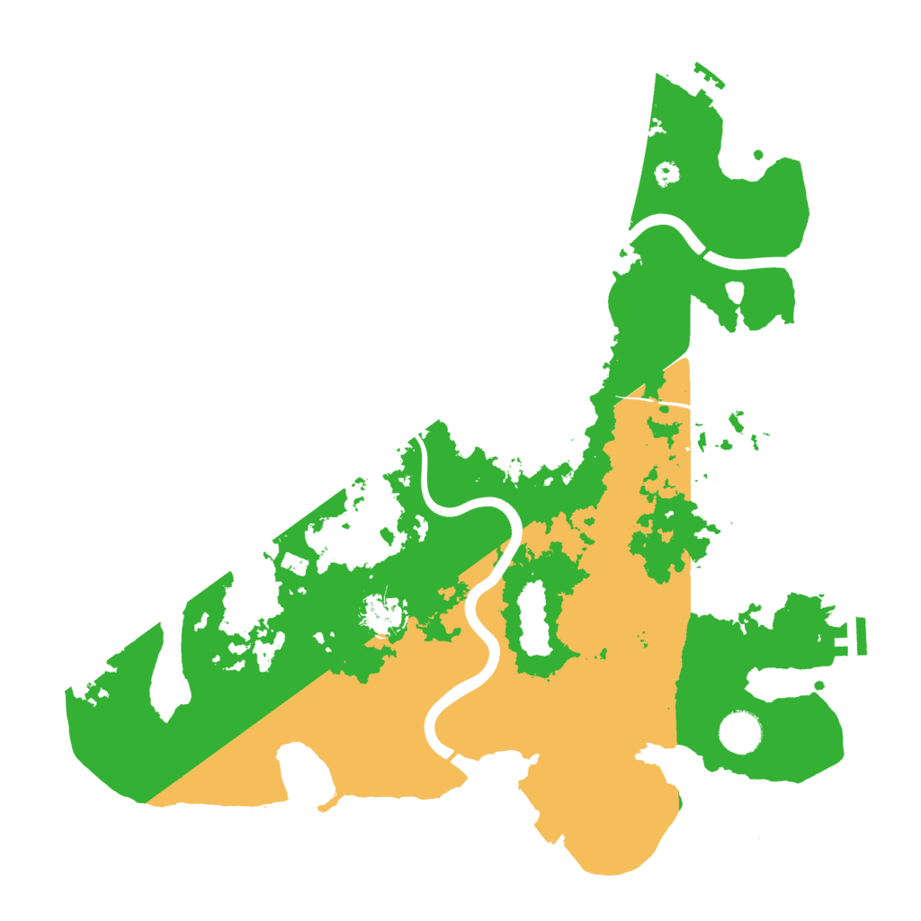 Biome Rust Map: Procedural Map, Size: 3800, Seed: 33434