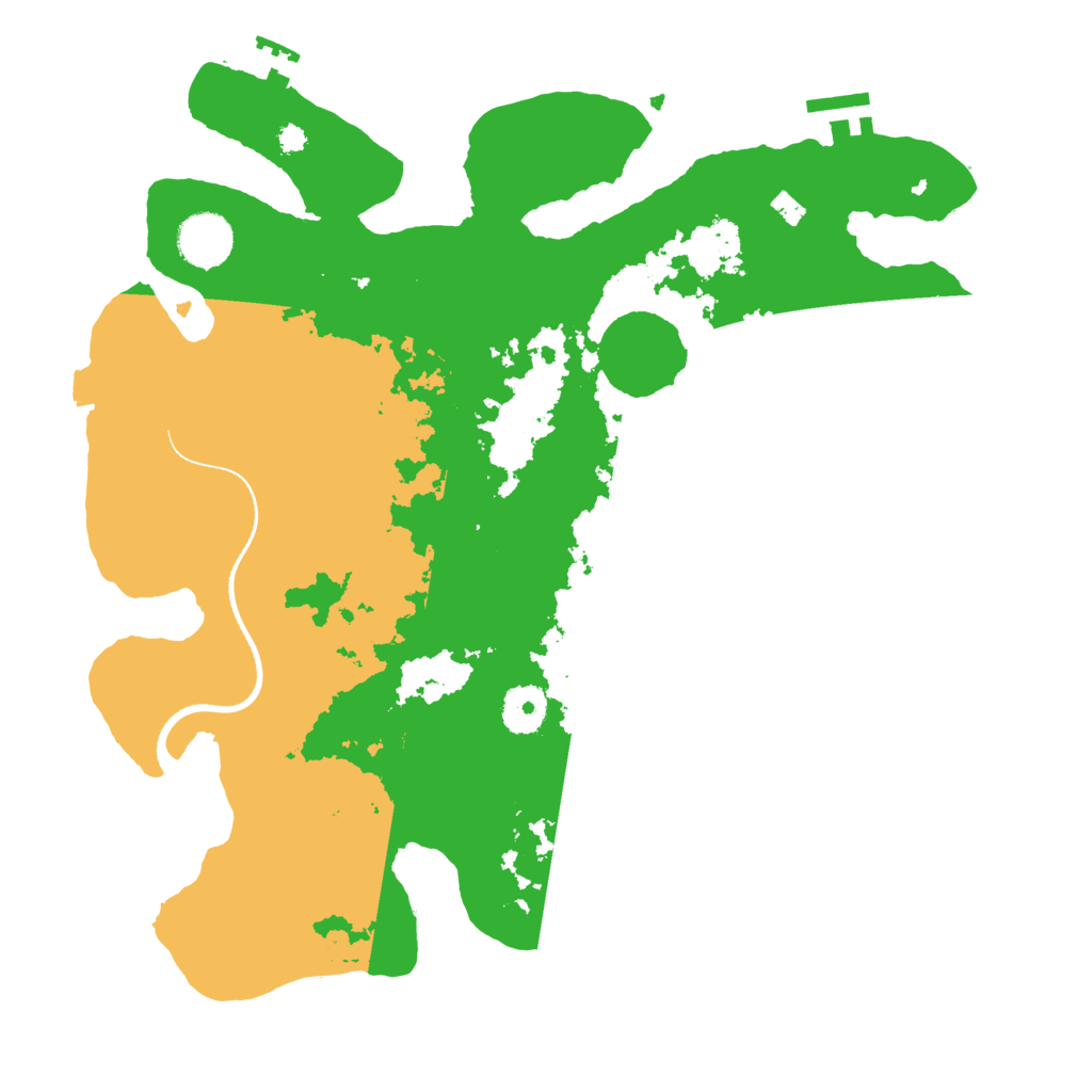 Biome Rust Map: Procedural Map, Size: 3500, Seed: 468574374