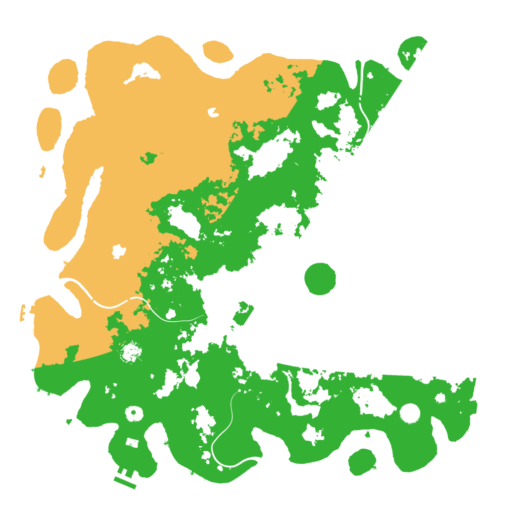 Biome Rust Map: Procedural Map, Size: 4500, Seed: 1415733389