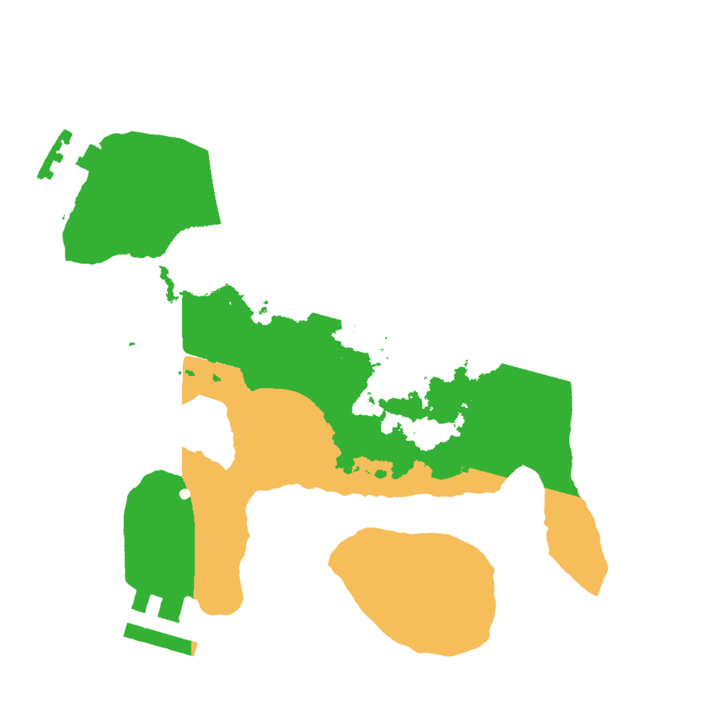 Biome Rust Map: Procedural Map, Size: 2000, Seed: 622065032