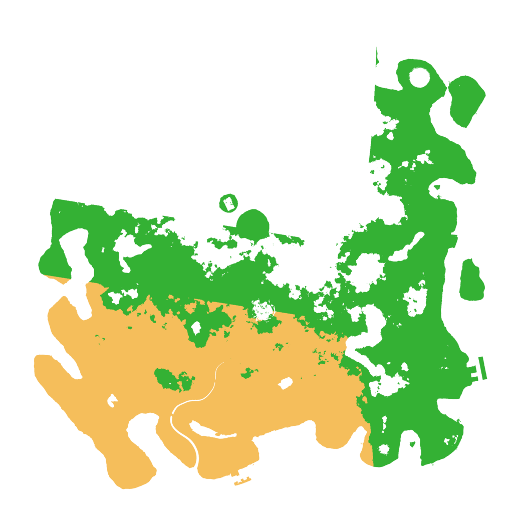 Biome Rust Map: Procedural Map, Size: 4500, Seed: 2085199457