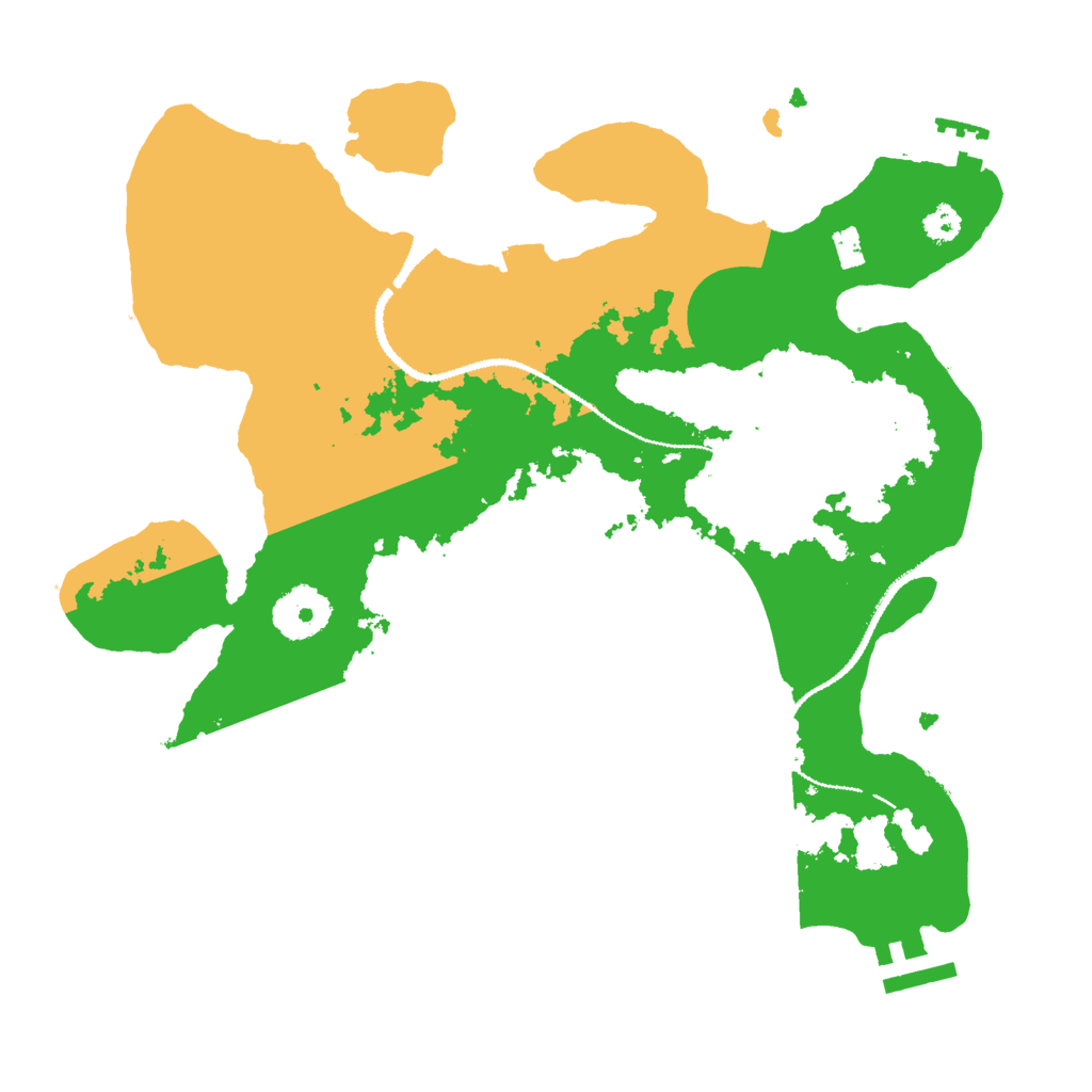 Biome Rust Map: Procedural Map, Size: 3000, Seed: 32700