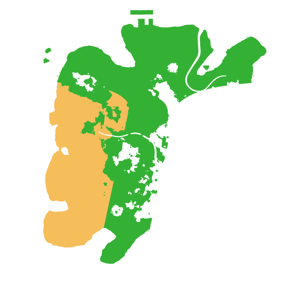 Biome Rust Map: Procedural Map, Size: 2700, Seed: 49998