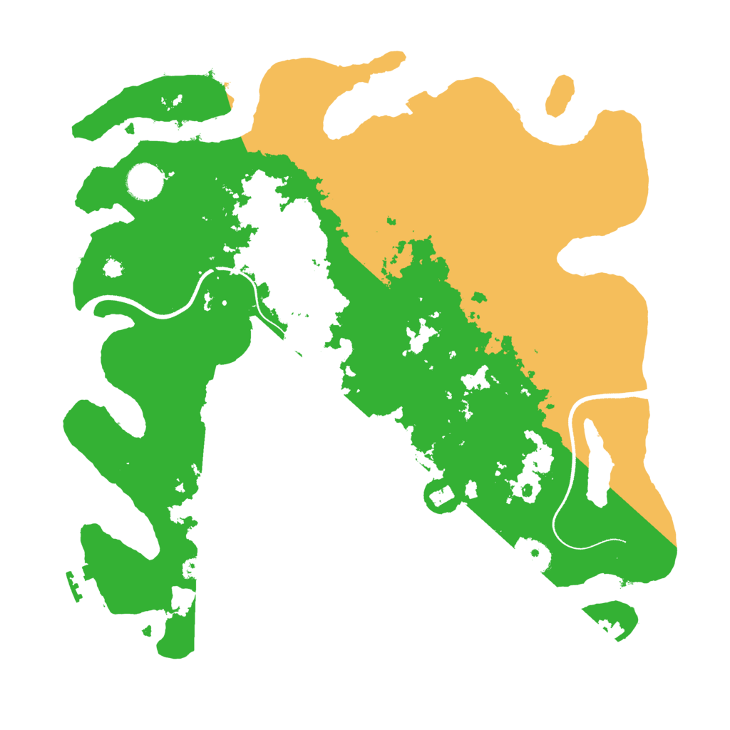 Biome Rust Map: Procedural Map, Size: 3500, Seed: 1910467884