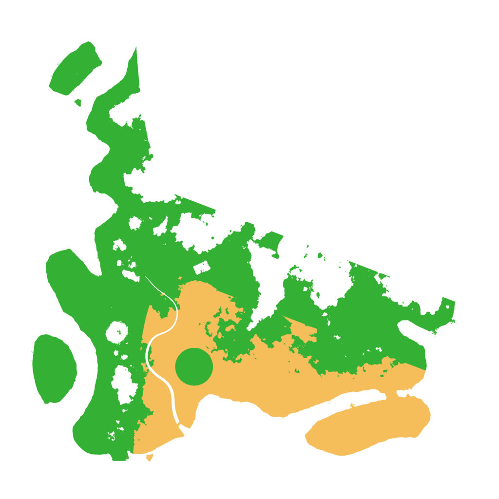 Biome Rust Map: Procedural Map, Size: 3500, Seed: 5837630