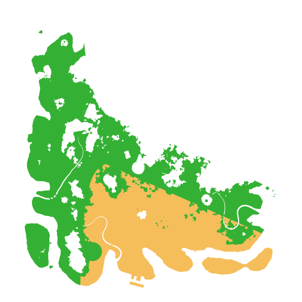 Biome Rust Map: Procedural Map, Size: 4250, Seed: 610817330