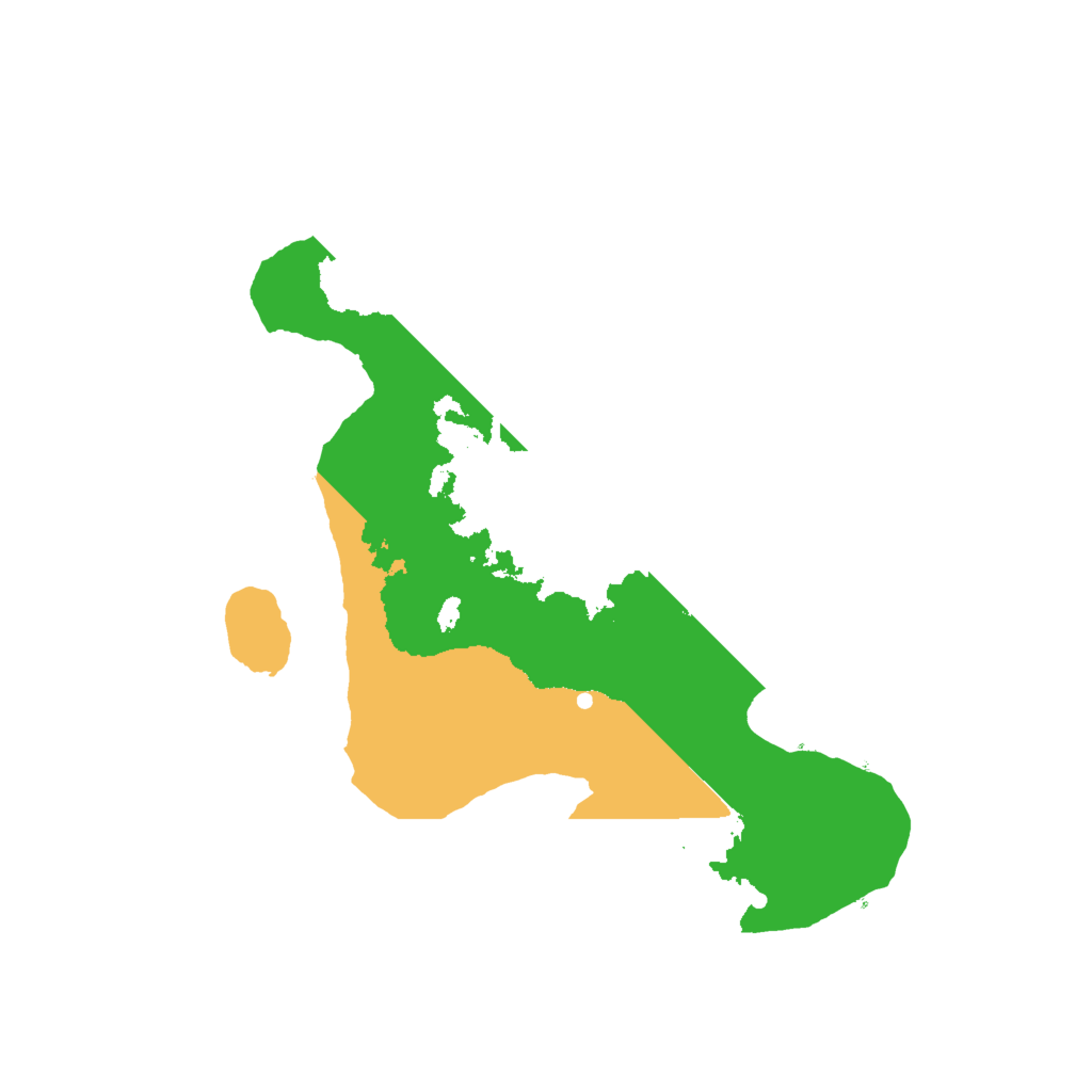 Biome Rust Map: Procedural Map, Size: 2000, Seed: 1648097319