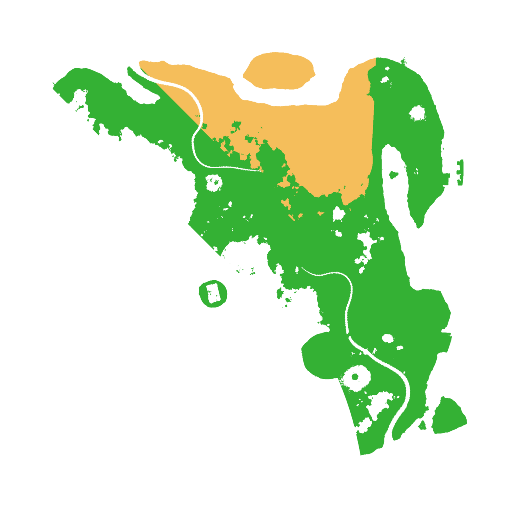 Biome Rust Map: Procedural Map, Size: 3000, Seed: 1889631864