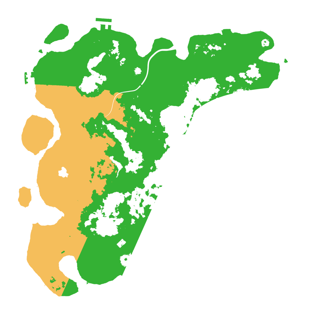 Biome Rust Map: Procedural Map, Size: 4000, Seed: 2134145881