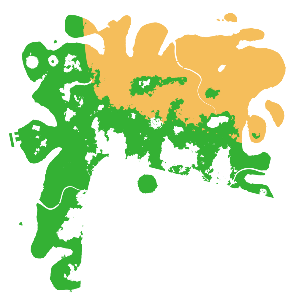 Biome Rust Map: Procedural Map, Size: 4400, Seed: 1704434545