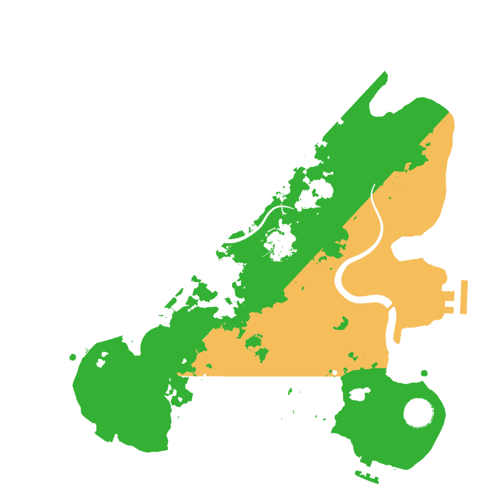 Biome Rust Map: Procedural Map, Size: 3000, Seed: 355158025