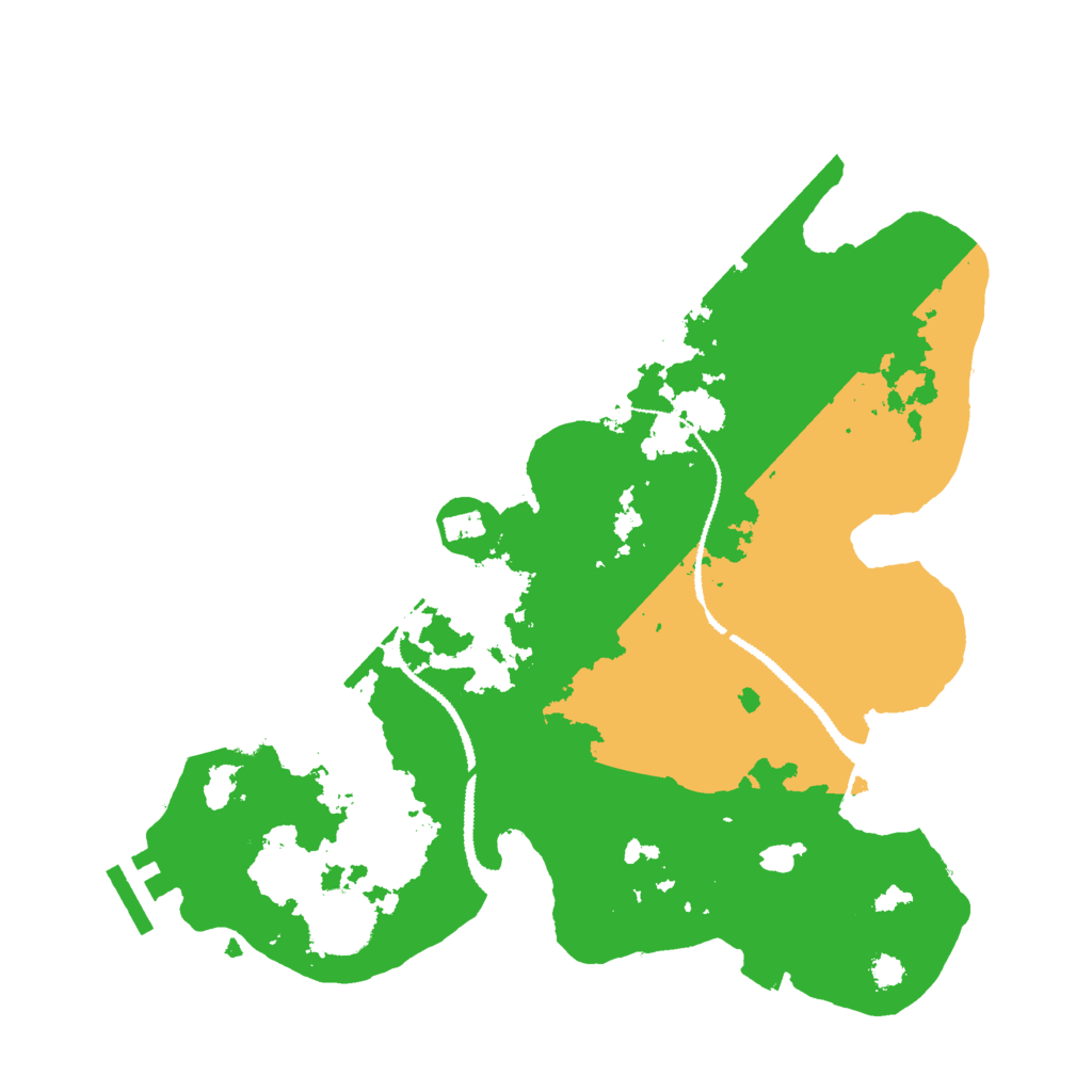 Biome Rust Map: Procedural Map, Size: 3000, Seed: 355158025