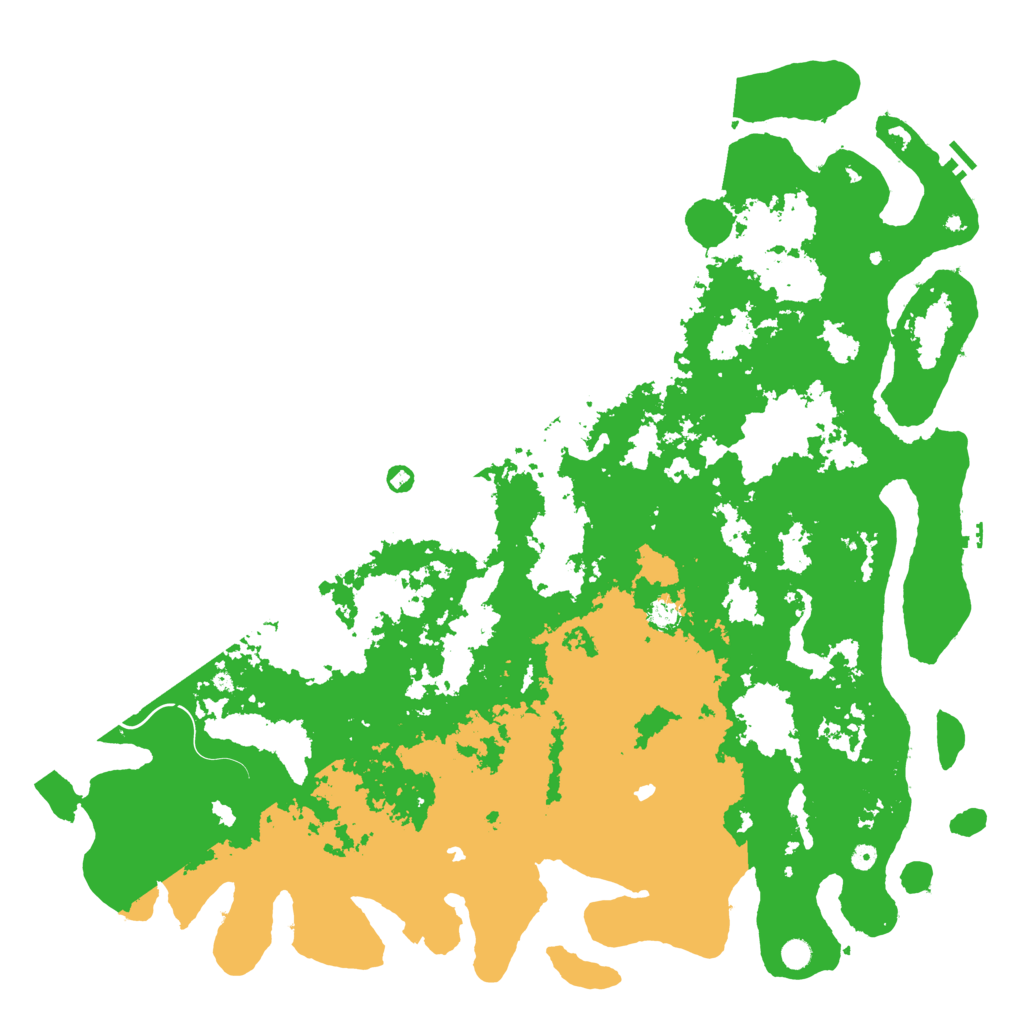 Biome Rust Map: Procedural Map, Size: 6000, Seed: 1043760038