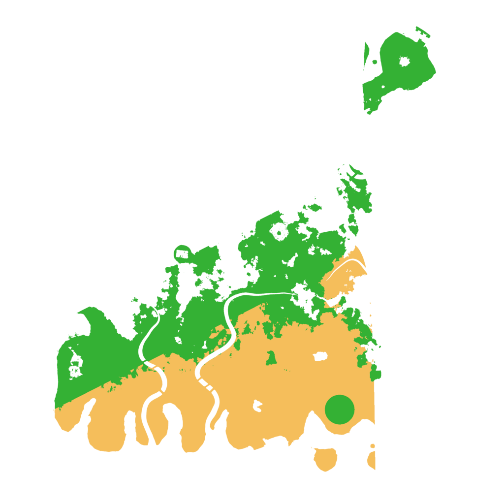 Biome Rust Map: Procedural Map, Size: 4500, Seed: 2039842
