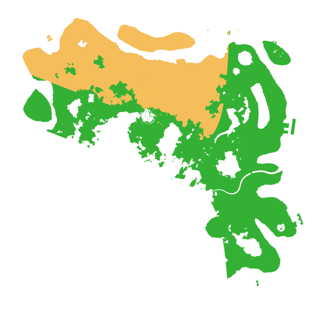Biome Rust Map: Procedural Map, Size: 4000, Seed: 291362448