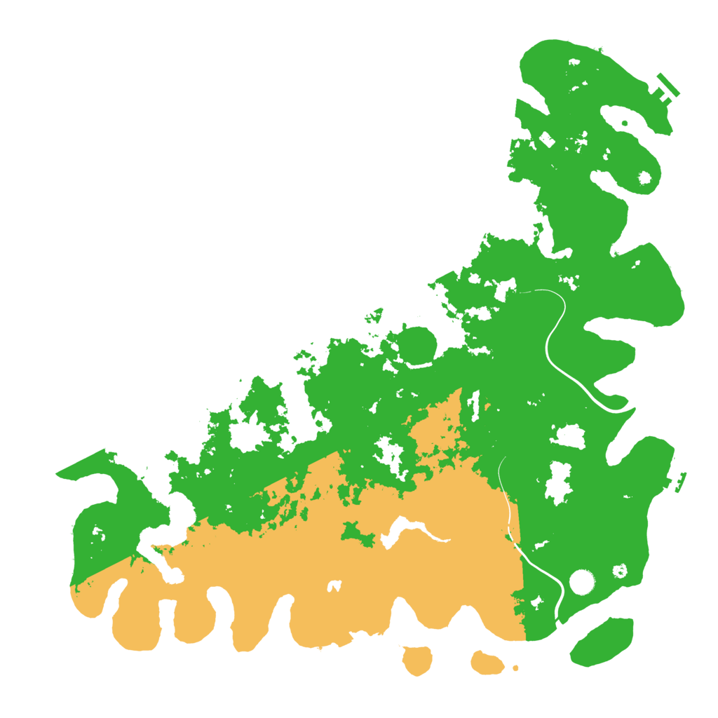 Biome Rust Map: Procedural Map, Size: 5000, Seed: 2039842