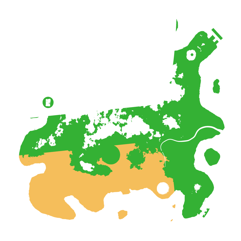 Biome Rust Map: Procedural Map, Size: 3500, Seed: 7012021