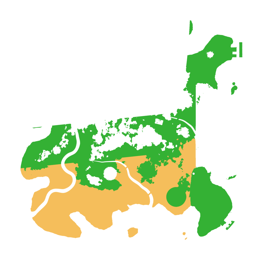 Biome Rust Map: Procedural Map, Size: 3500, Seed: 7012021